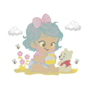 Collection Teddy Bear Pooh Baby 12 Free Embroidery