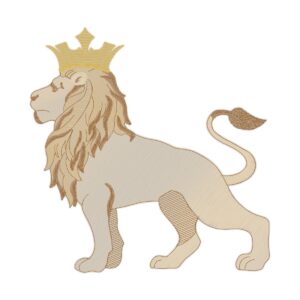 King Lion Free Machine Embroidery Design
