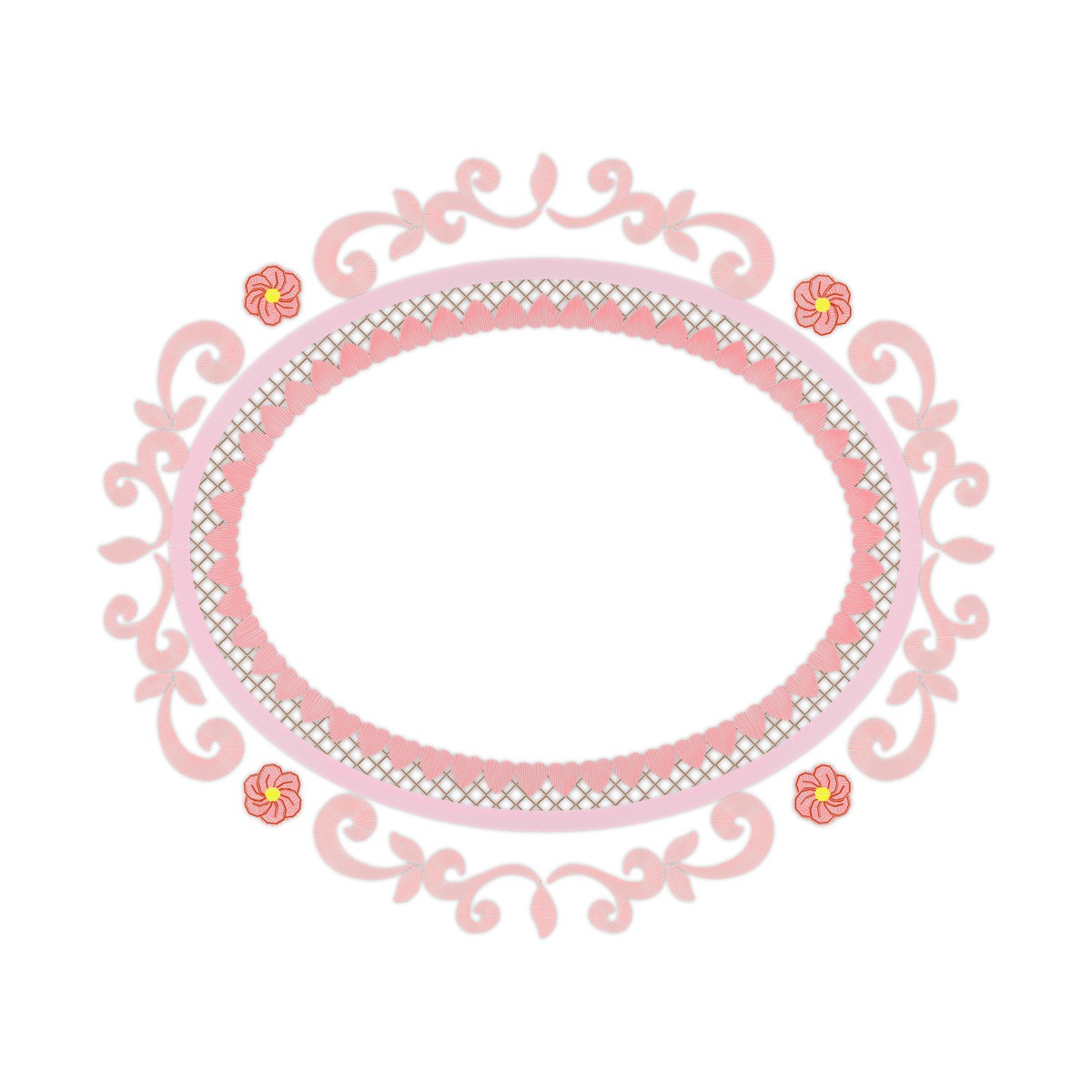 Leoamoldura X Multi-Size free machine embroidery design — 7.06×6.18 in — 18,950 stitches — 7 colors — DST, EXP, JEF, PES, XXX