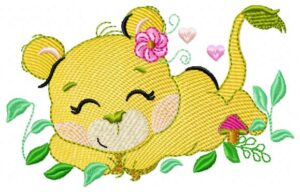 Lioness X Free Machine Embroidery Design