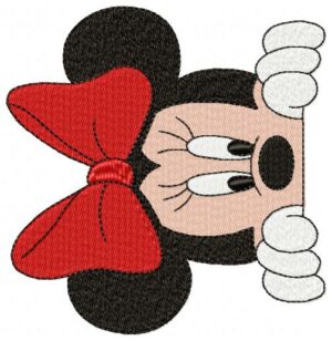 Mine Mouse Free Machine Embroidery Design
