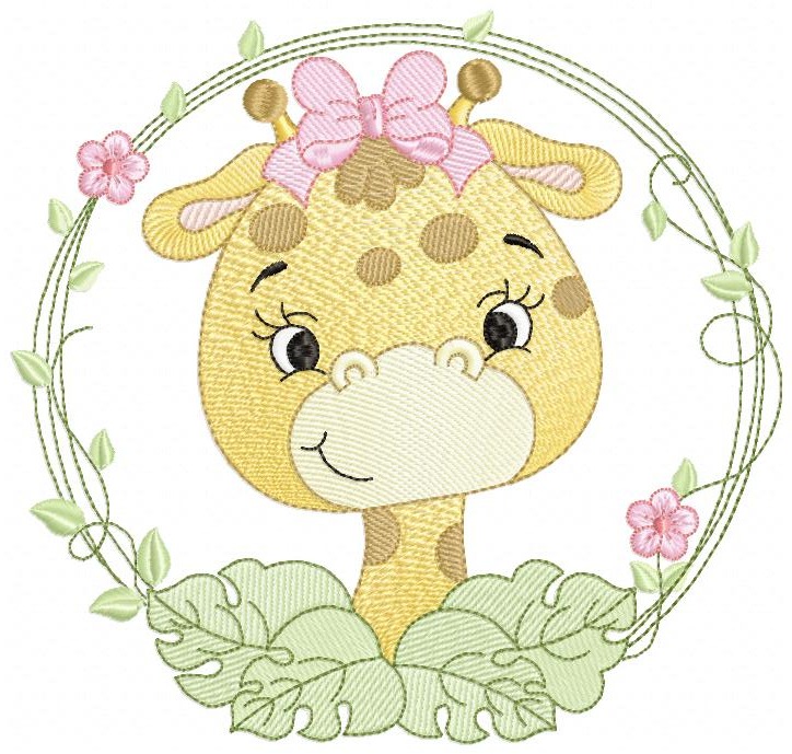 Ramo Gira X Multi-Size free machine embroidery design — 3.87×3.67 in — 10,345 stitches — 14 colors — DST, EXP, JEF, PES, XXX