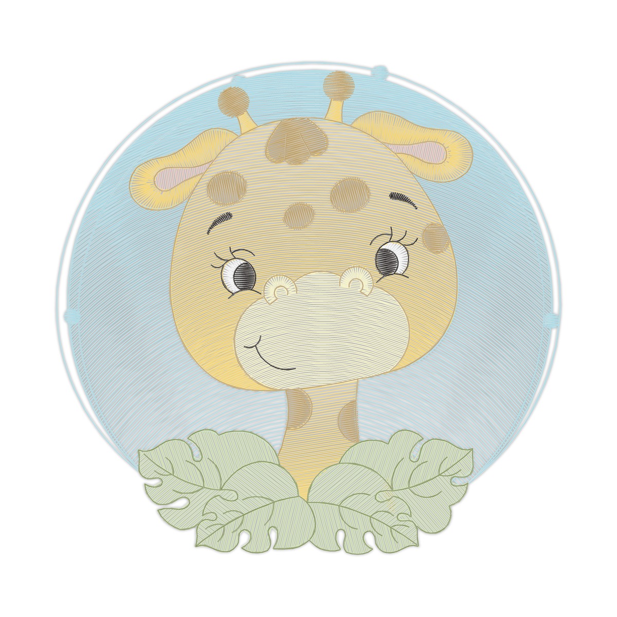 Ramo X Multi-Size free machine embroidery design — 4.73×4.61 in — 15,351 stitches — 9 colors — DST, EXP, JEF, PES, XXX