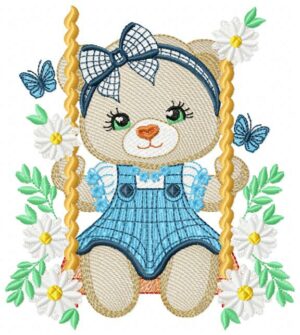 Rippled Cheio Free Machine Embroidery Design