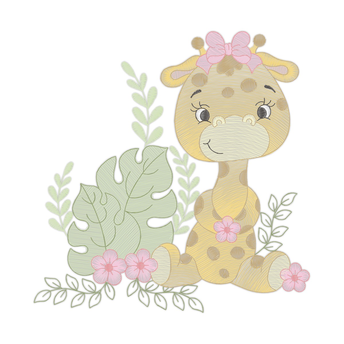 Safa X Multi-Size free machine embroidery design — 4.76×4.85 in — 15,305 stitches — 10 colors — DST, EXP, JEF, PES, XXX