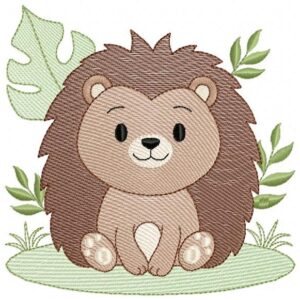 Safari Collection In The Hedgehog Setting Free Embroidery