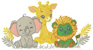 Safari X Free Machine Embroidery Design