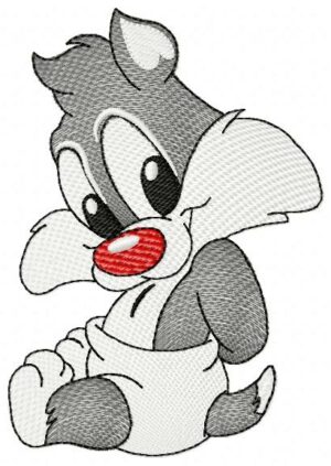 Sylvester X Free Machine Embroidery Design