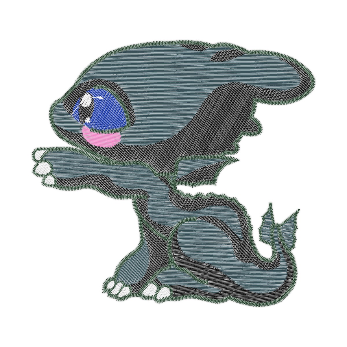 Temp 57 free machine embroidery design — 3.36×3.16 in — 16,711 stitches — 6 colors — EMB, PES