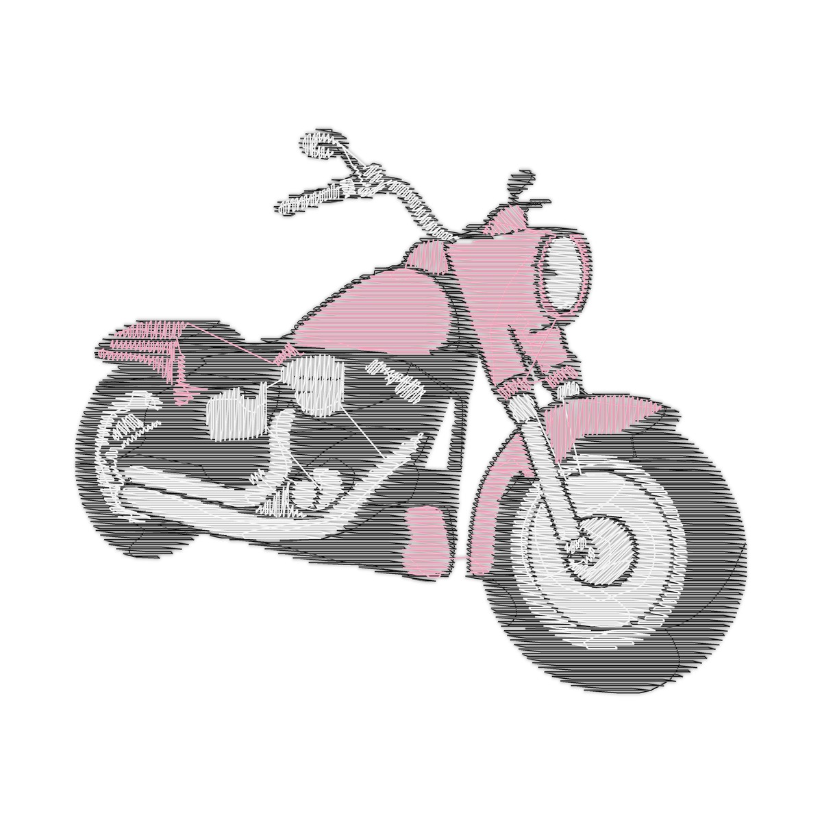 Vtwin 4 free machine embroidery design — 3.48×2.92 in — 8,337 stitches — 3 colors — JEF