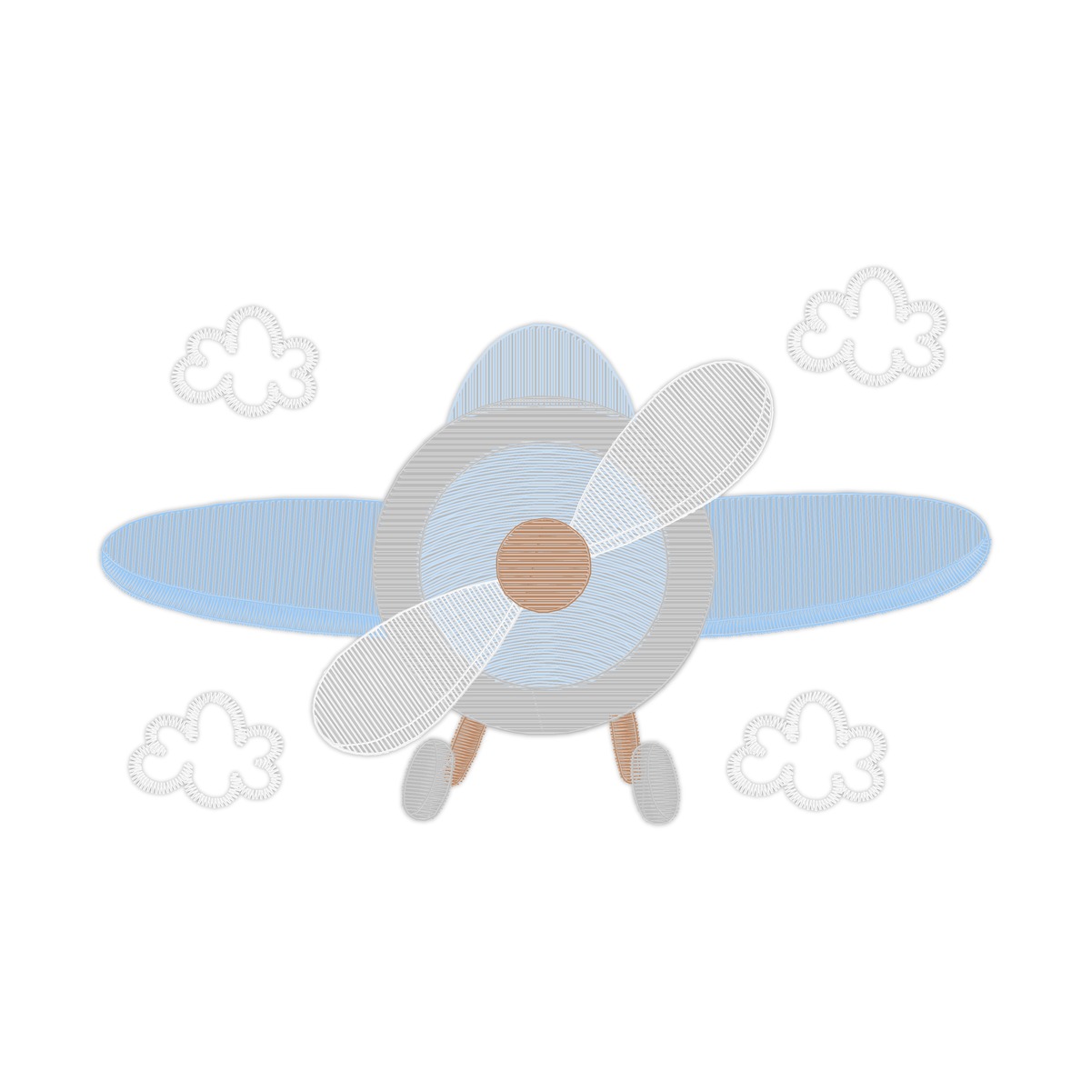 01 Bear Aviator free machine embroidery design — 3.91×2.44 in — 7,013 stitches — 9 colors — JEF, PES