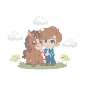 Baby Horse Free Machine Embroidery Design