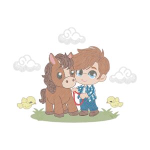 Baby Horse Free Machine Embroidery Design