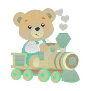 Bear Maq V Free Machine Embroidery Design