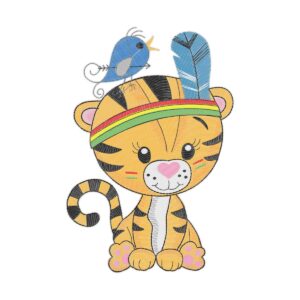 Cbf Tiger 001 Free Machine Embroidery Design