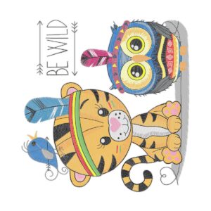 Cbf Tiger Owl Free Machine Embroidery Design