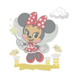 Collection Minnie Free Machine Embroidery Design