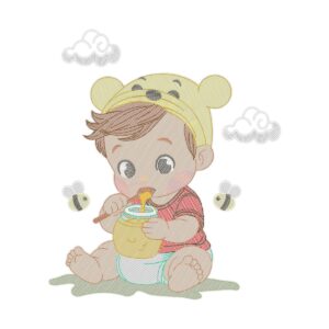 Collection Teddy Bear Pooh Baby Free Machine Embroidery