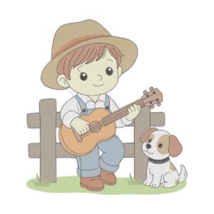 Little Farm Arte Bordar 6 Free Machine Embroidery