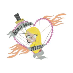 Motorcycle Love Born To Be Wild Free Embroidery